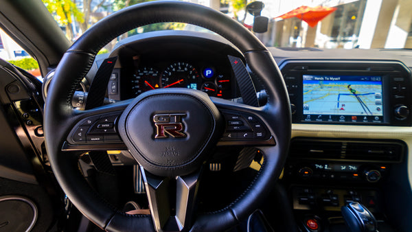 Nissan R35 GTR Kevlar Composite Extended Paddle Shifters - Shift Koncepts