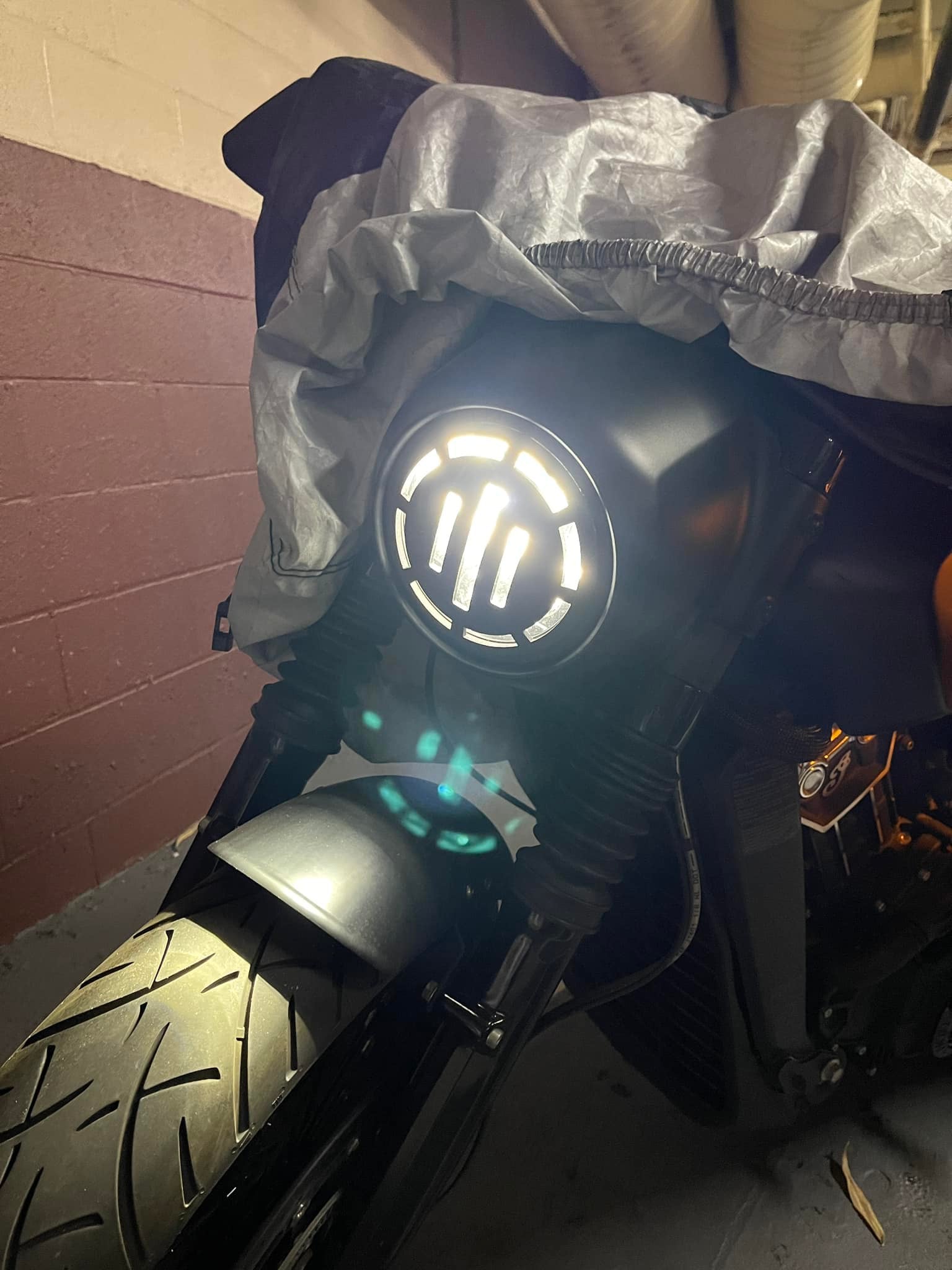 Indian Scout Custom Headlight LED Headlight 5/3-4 INDIAN SCOUT