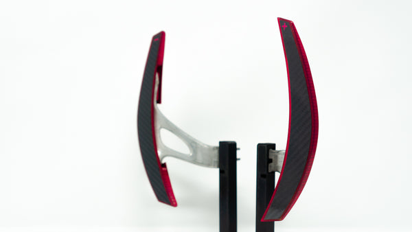 Nissan R35 GTR Carbon Fiber Composite Extended Paddle Shifters - Shift Koncepts