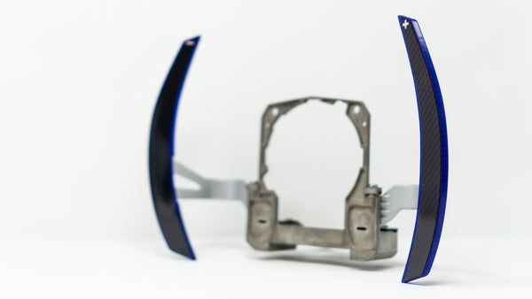 Mitsubishi Fiberglass Composite Extended Paddle Shifters - Shift Koncepts