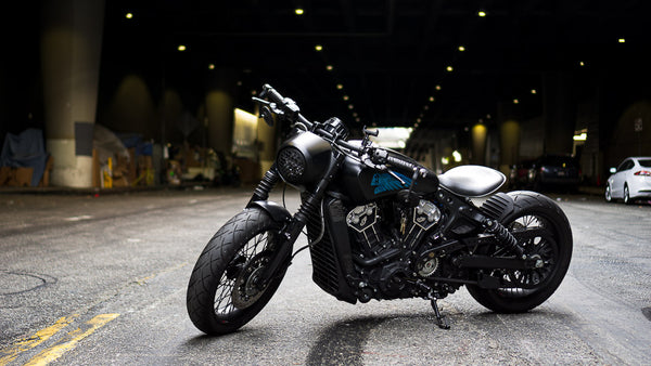 Indian Scout Bobber Headlight Cover - Honeycomb - Shift Koncepts