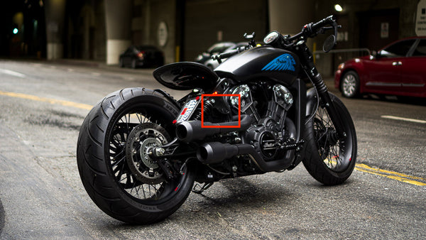 Indian Scout Bobber Rear Canard Garnish - Shift Koncepts