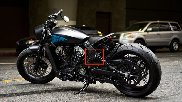 Indian Scout Bobber Rear Canard Garnish - Shift Koncepts