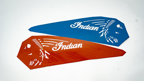 Indian Scout Bobber Skull Gas Tank Decal - Shift Koncepts