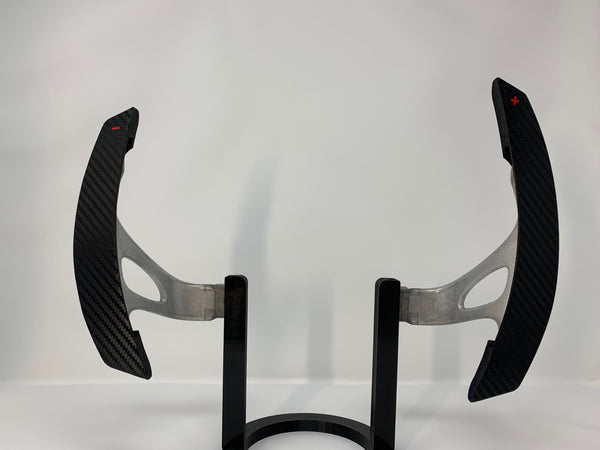 Nissan R35 GTR Carbon Fiber Composite Extended Paddle Shifters - Shift Koncepts