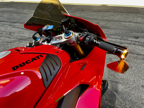 Ducati Panigale V4S Gas Tank Sliders - 2022 - Shift Koncepts