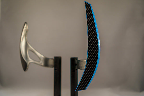 Nissan R35 GTR Fiberglass Composite Extended Paddle Shifters - Shift Koncepts