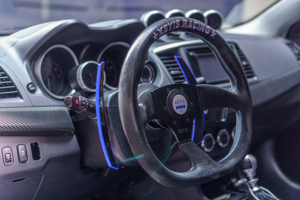 Mitsubishi Carbon Fiber Composite Extended Paddle Shifters - Shift Koncepts