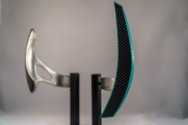 Nissan R35 GTR Kevlar Composite Extended Paddle Shifters - Shift Koncepts