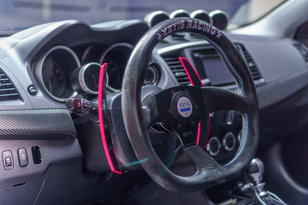 Mitsubishi Kevlar Composite Extended Paddle Shifters - Shift Koncepts