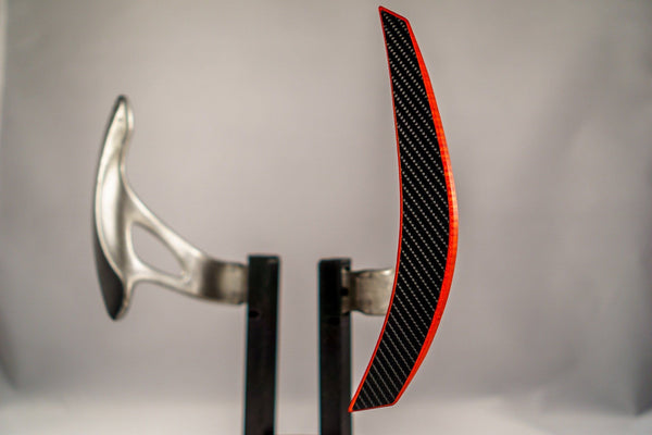 Nissan R35 GTR Carbon Fiber Composite Extended Paddle Shifters - Shift Koncepts