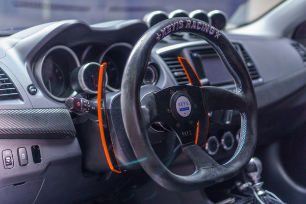 Mitsubishi Kevlar Composite Extended Paddle Shifters - Shift Koncepts