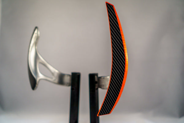 Nissan R35 GTR Fiberglass Composite Extended Paddle Shifters - Shift Koncepts