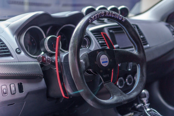 Mitsubishi Fiberglass Composite Extended Paddle Shifters - Shift Koncepts