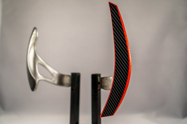 Nissan R35 GTR Fiberglass Composite Extended Paddle Shifters - Shift Koncepts